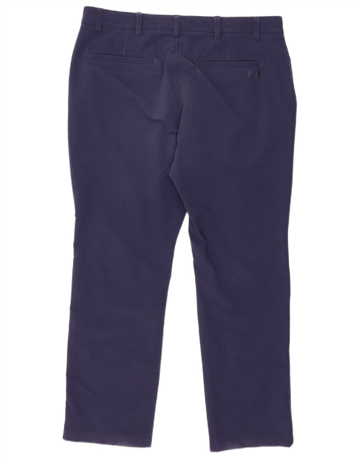 Pantaloni chino drepti pentru bărbați Under Armour W40 L32 poliester bleumarin