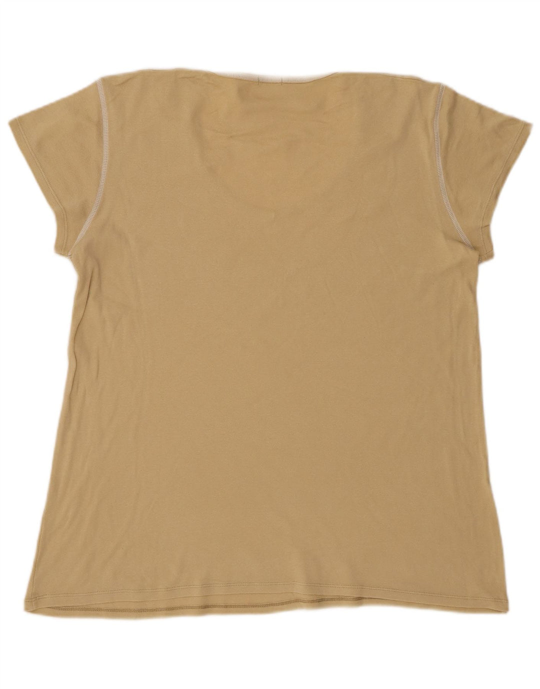 Tricou pentru femei Benetton Top UK 16 Large Beige