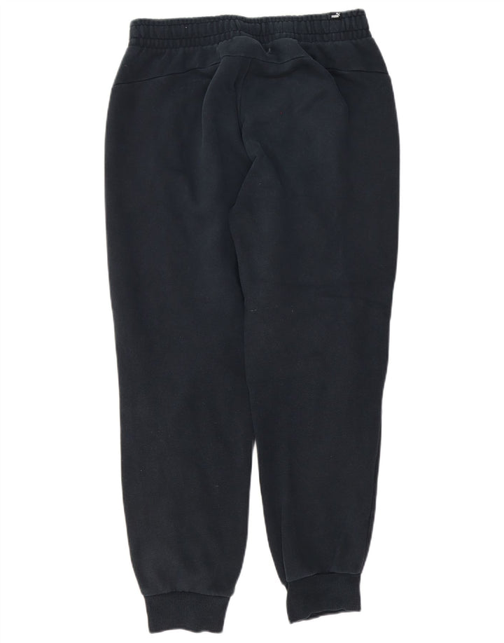 Pantaloni de trening Puma pentru bărbați Joggeri, bumbac mediu negru