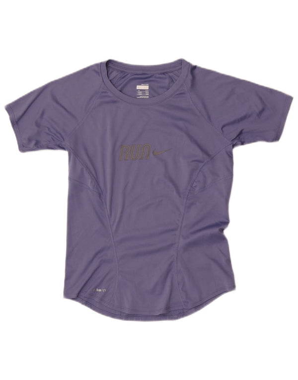 Tricou grafic Nike pentru femei Top UK 6/8 XS bleumarin