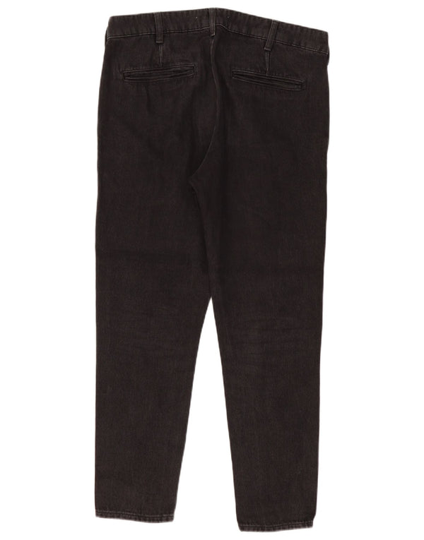 Blugi slim pentru bărbați ZARA EU 42 Large W32 L27 Bumbac negru