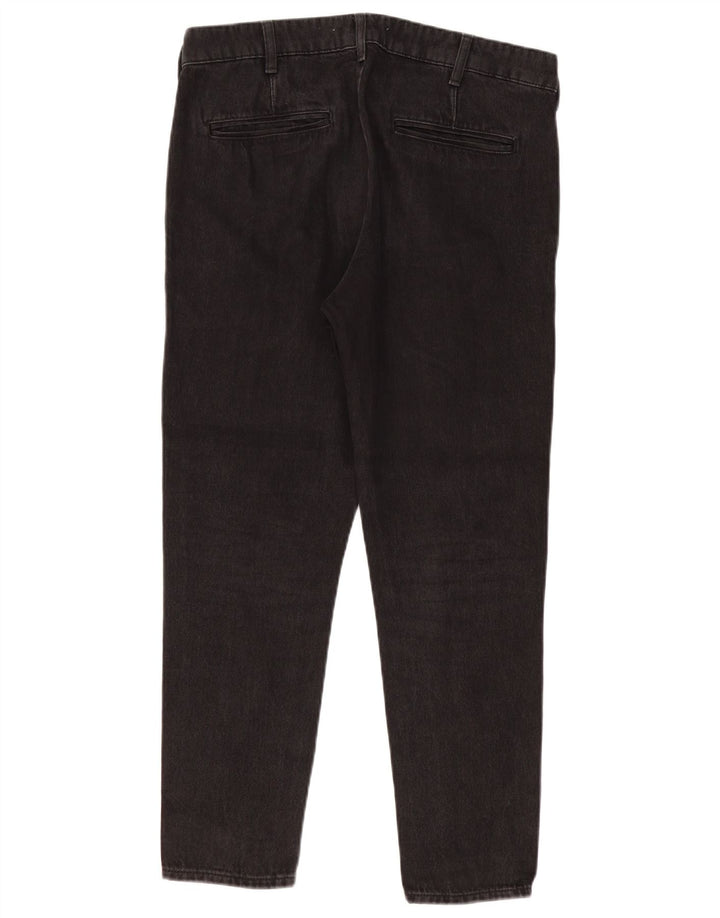 Blugi slim pentru bărbați ZARA EU 42 Large W32 L27 Bumbac negru