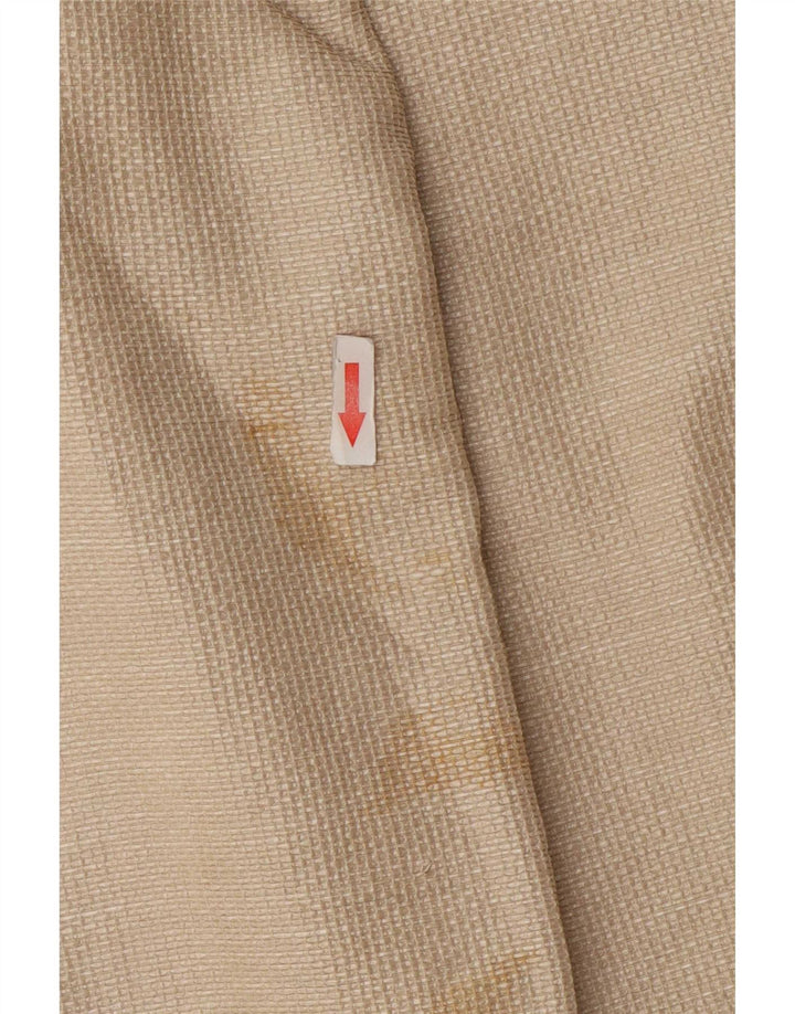 Blazer pentru femei Zara UK 12 bumbac mediu bej