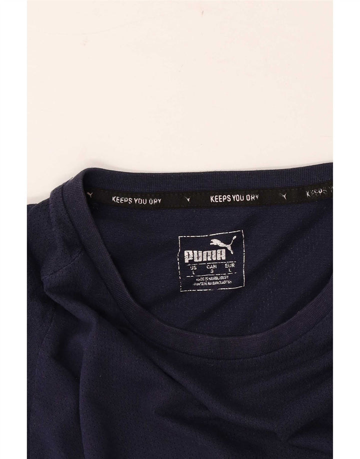 Tricou pentru bărbați Puma Top Large Bleumarin