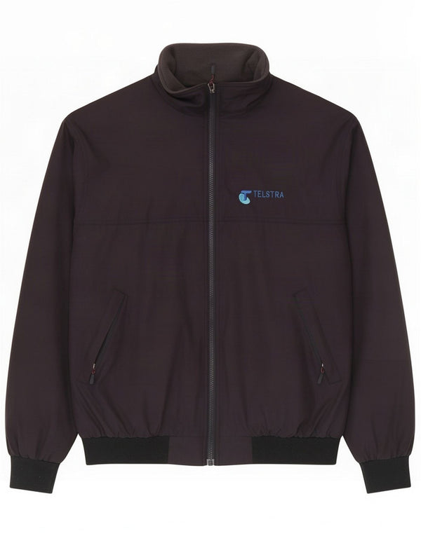 Musto Mens Bomber Jacket UK 40 Large Navy Blue Polyester