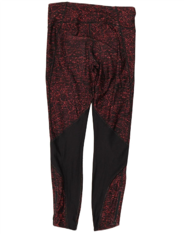 Leggings pentru femei UNDER ARMOUR Heat Gear UK 12 Medium Burgundy Colorblock