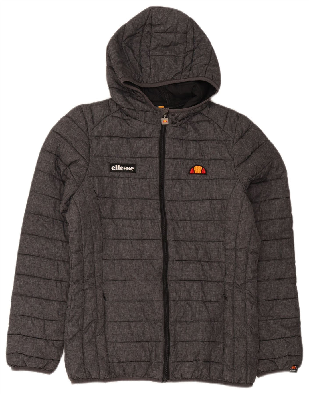 Jachetă căptușită cu glugă pentru femei Ellesse UK 14 Medium Gri Poliamidă Sport