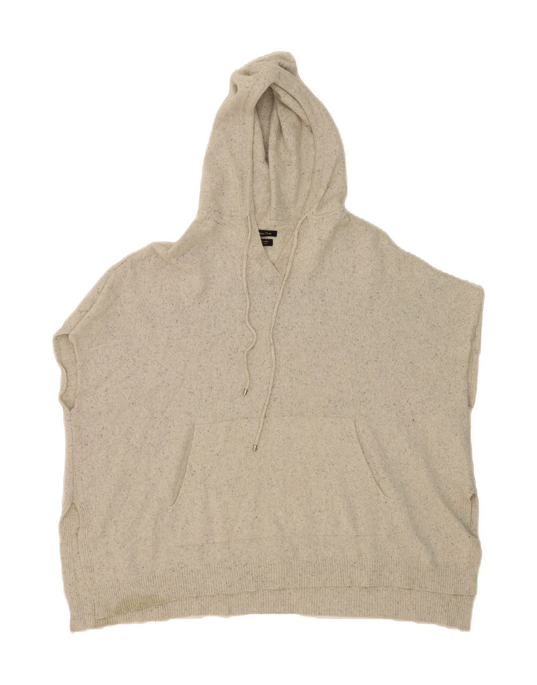 MASSIMO DUTTI Womens Short Sleeve Jumper Sweater UK 10 Small Grey Vintage Massimo Dutti and Second-Hand Massimo Dutti from Messina Hembry 