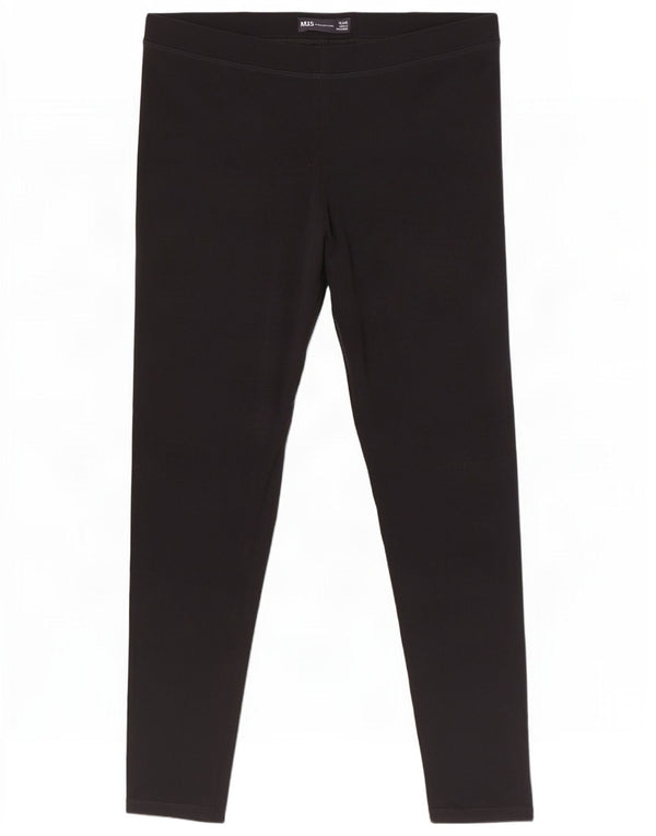 Leggings pentru femei Marks & Spencer UK 12 bumbac mediu negru