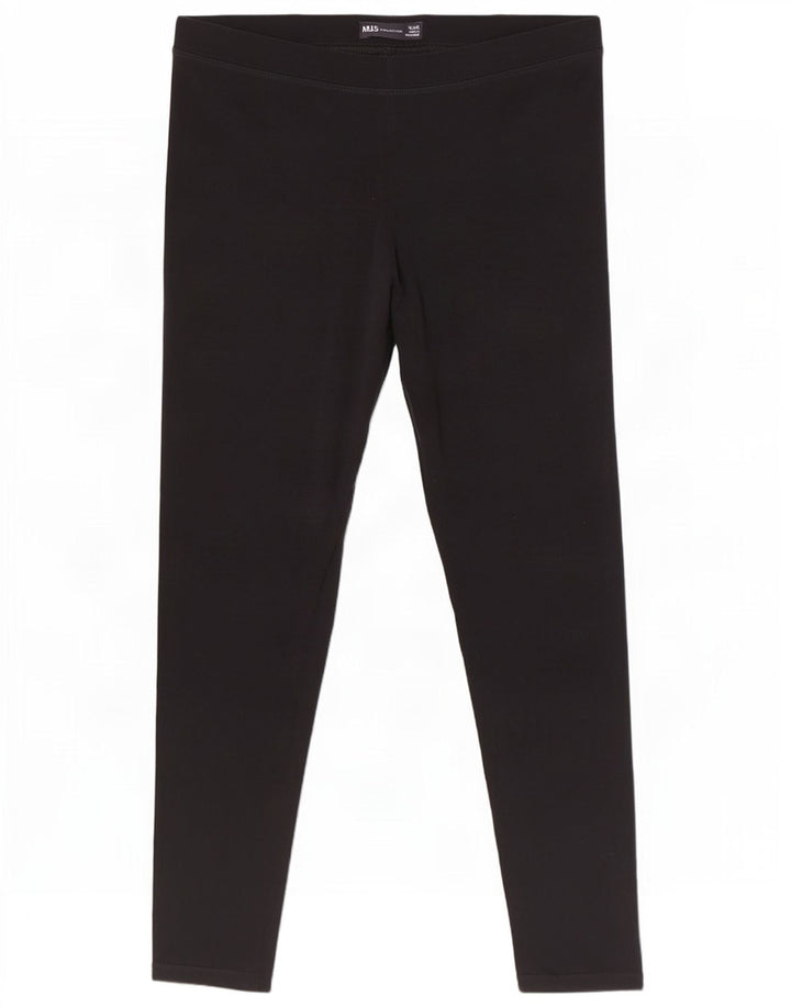 Leggings pentru femei Marks & Spencer UK 12 bumbac mediu negru
