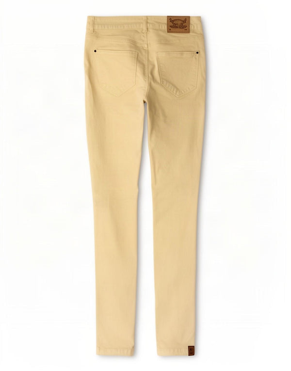 Blugi skinny dama Zara EU 38 Mici L28 L28 Bumbac galben