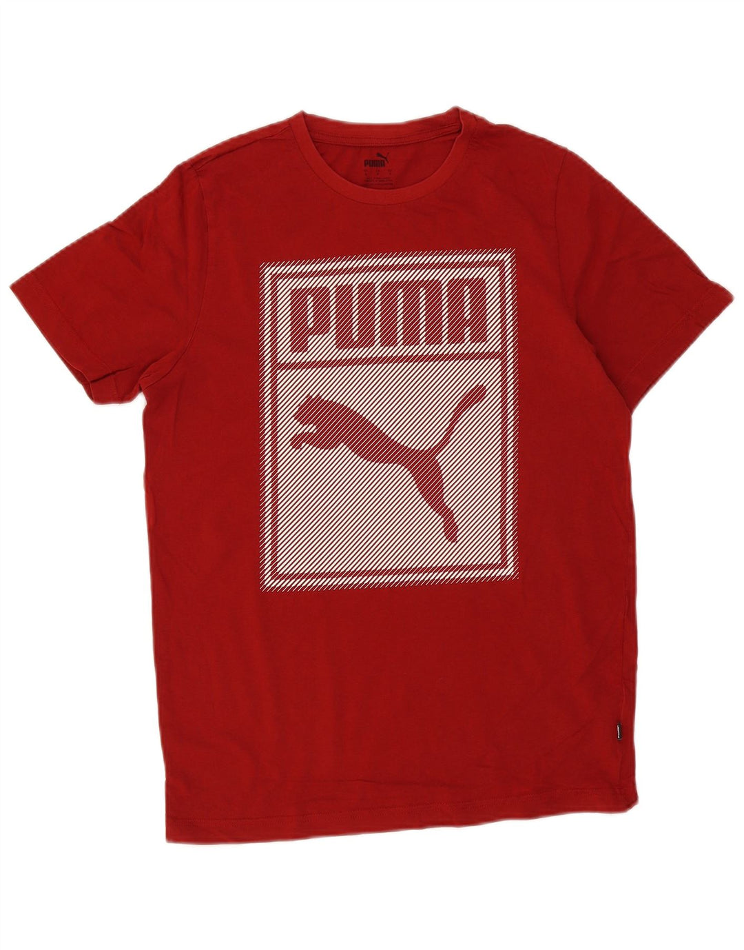 Tricou grafic Puma pentru bărbați Top mic bumbac roșu