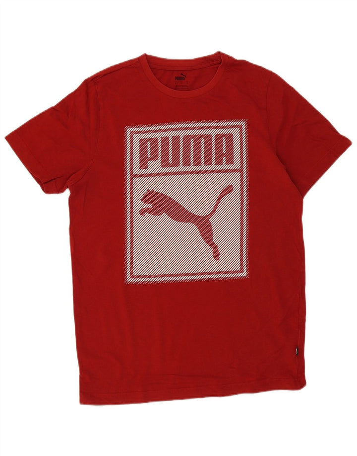 Tricou grafic Puma pentru bărbați Top mic bumbac roșu
