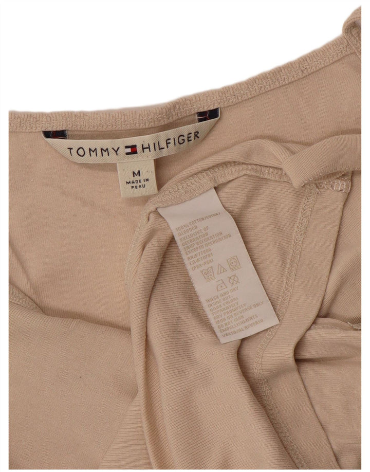 Tommy Hilfiger Womens Cami Top UK 12 Medium Beige Bumbac