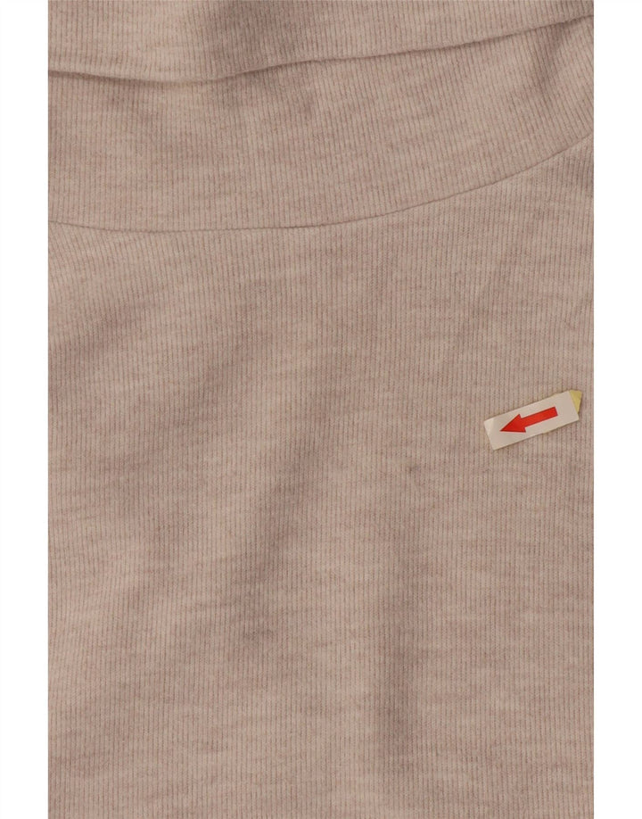 Bluză pentru femei fără mâneci cu gât rulat Zara UK 10 Mic Alb