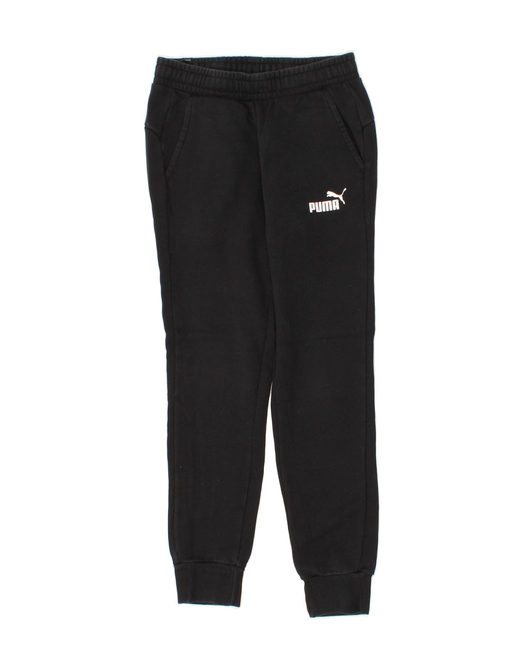 PUMA Mens Tracksuit Trousers Joggers Small Black Vintage Puma and Second-Hand Puma from Messina Hembry 
