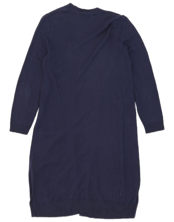Pulover cardigan cu paragate pentru femei Marks & Spencer UK 12 Medium Bleumarin