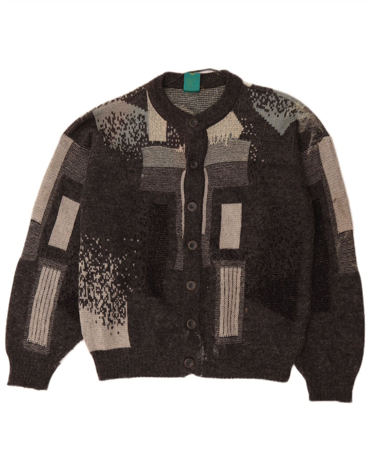 Cardigan pentru bărbați Canda Pulover Mic Gri Geometric Acrilic