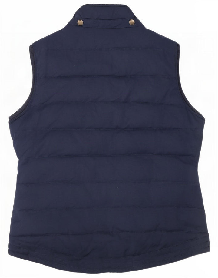 Gilet căptușit pentru femei Fat Face UK 14 mare poliester bleumarin