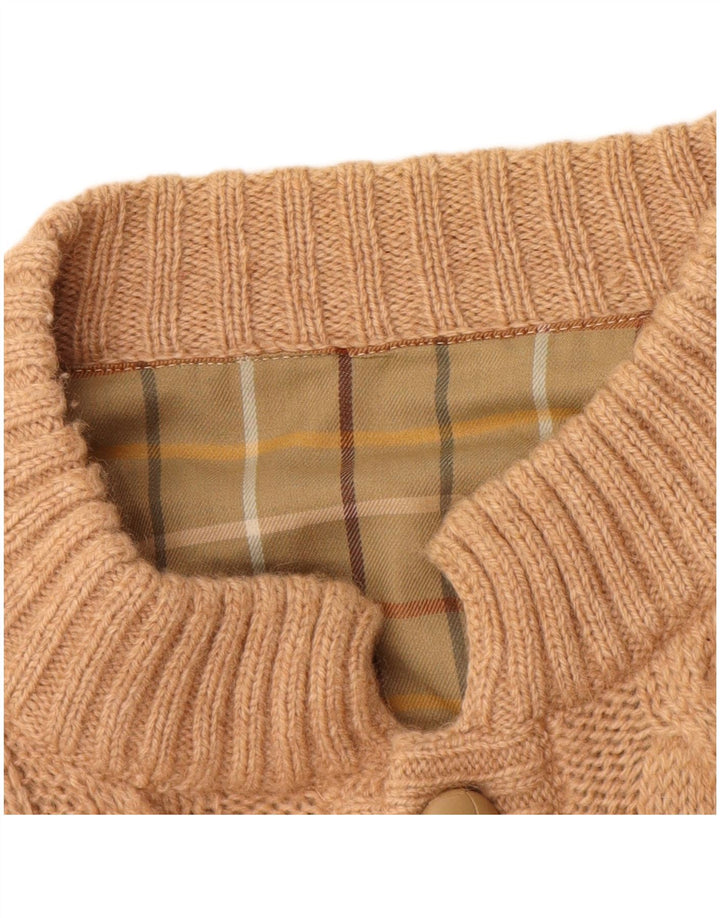 Cardigan Vintage pentru bărbați, mare, bej