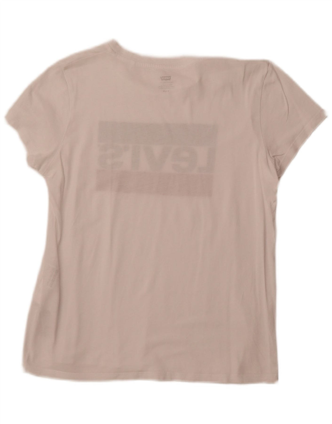 Tricou grafic pentru femei LEVI'S Top UK 12 Bumbac alb mediu