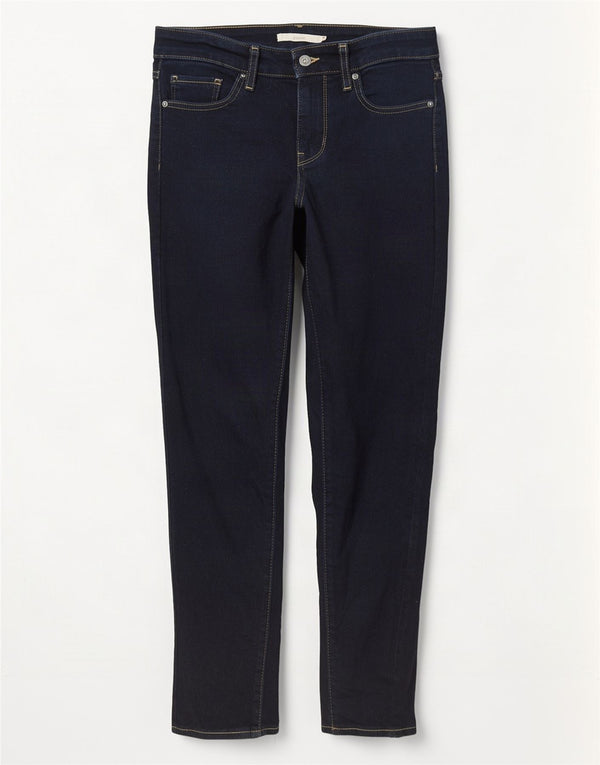 Blugi skinny 711 Levi's pentru femei W28 L30 bumbac bleumarin