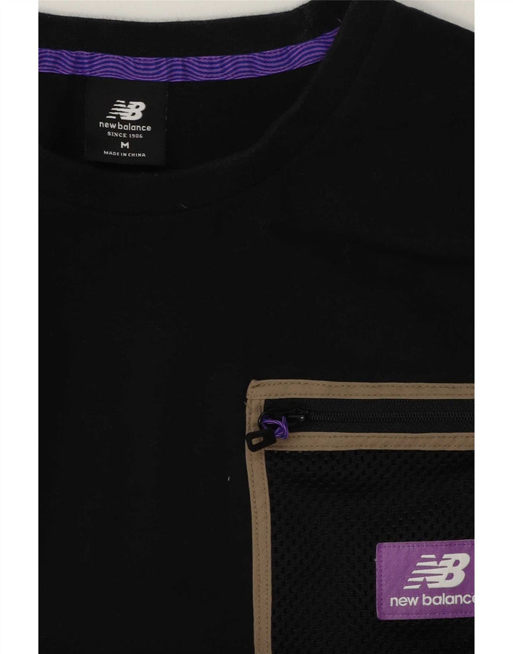 Tricou pentru bărbați New Balance Top Mediu Negru