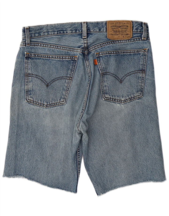 Pantaloni scurți Levi's 515 Denim W33 Medium Blue Bumbac