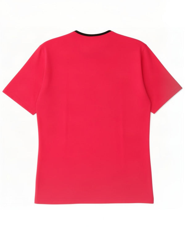 Adidas Climalite Tricou Top Mediu Roz Colorblock Poliester