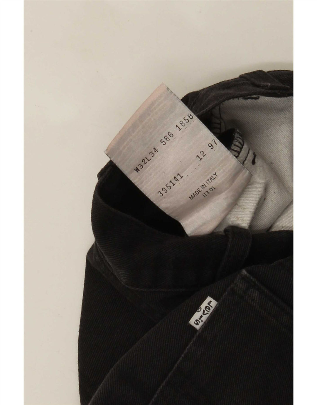 Blugi drepti pentru femei Levi's W32 L28 bumbac negru