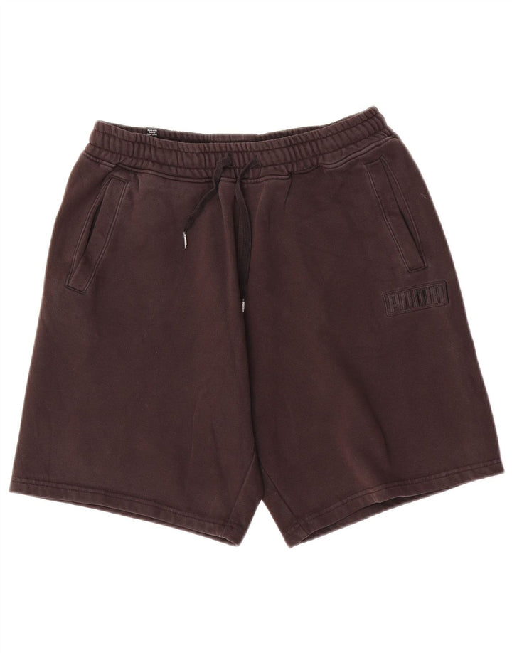 Pantaloni scurți sport grafic Puma pentru bărbați, mediu negru