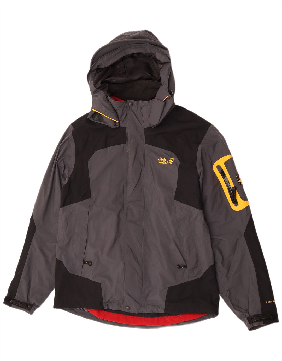 Jack Wolfskin jachetă de vânt pentru bărbați UK 40/42 mare, gri, color block