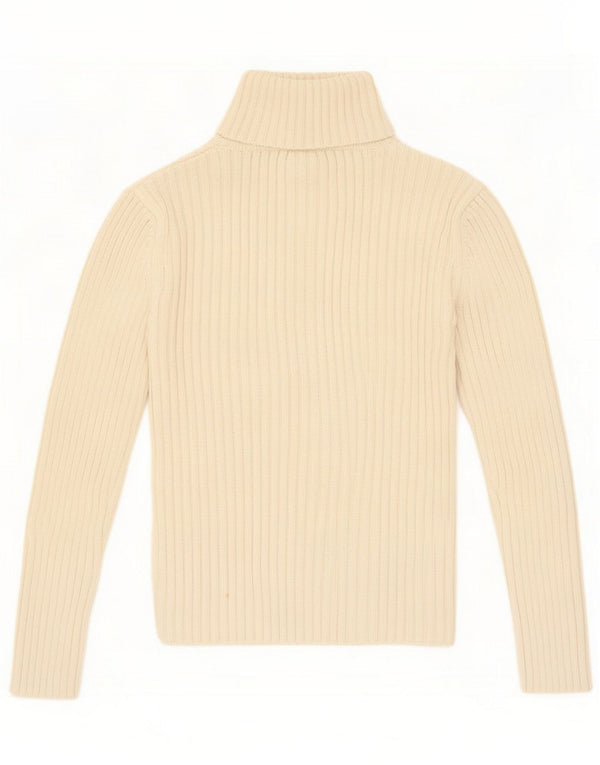 Gap Pulover cu gât rulat pentru femei UK 14 Medium Off White Bumbac