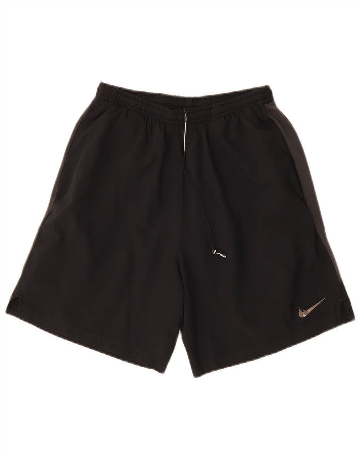 Pantaloni scurți sport Nike Dri Fit pentru bărbați, mici, negru, poliester