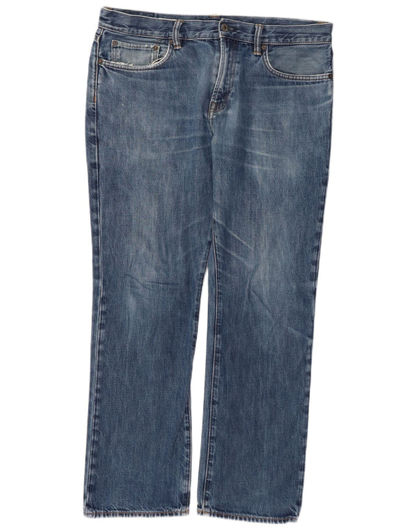 Blugi drepti pentru bărbați Gap W34 L30 Bumbac albastru