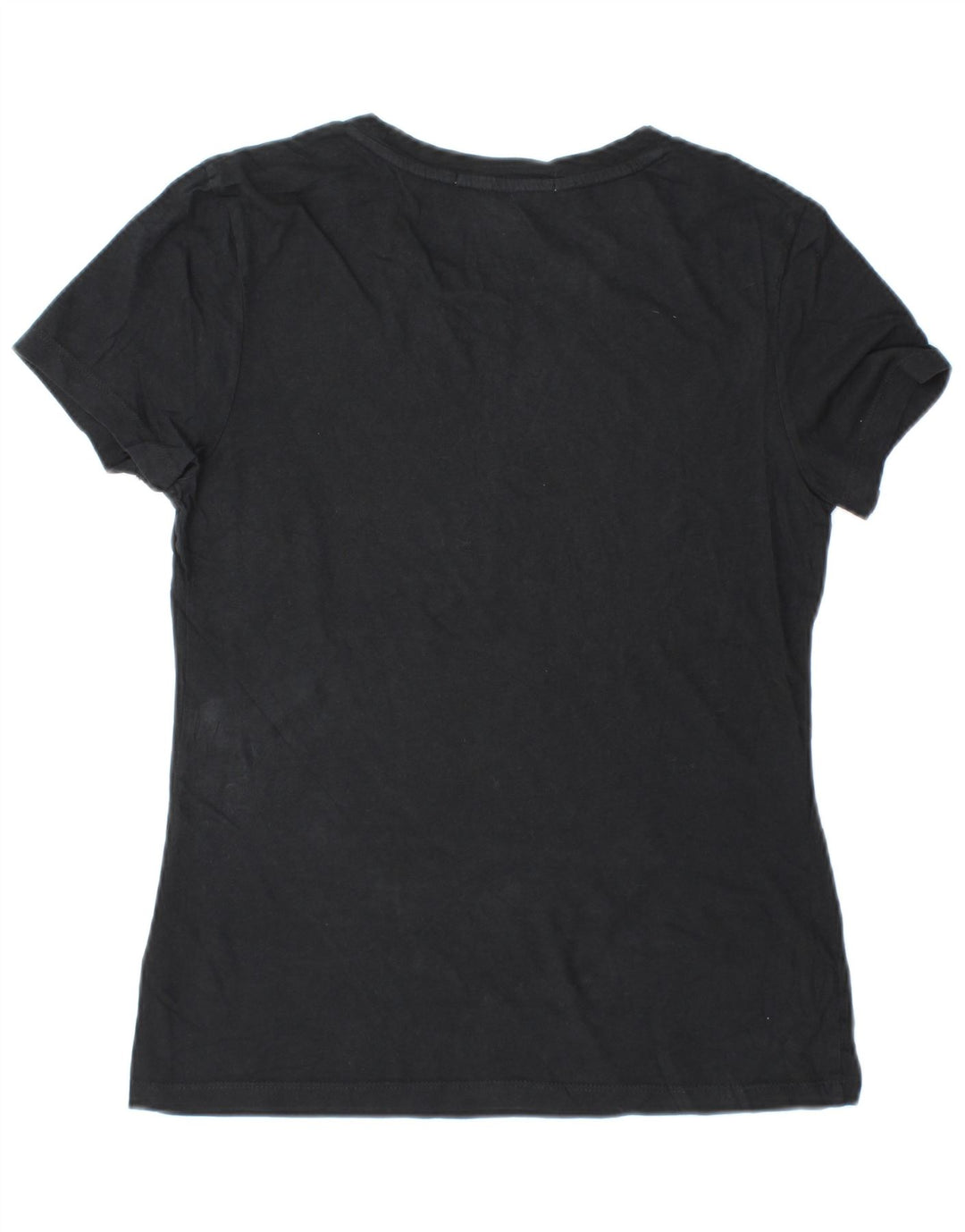 CALVIN KLEIN JEANS Tricou cu grafic pentru femei Top UK 12 Medium Black Bumbac