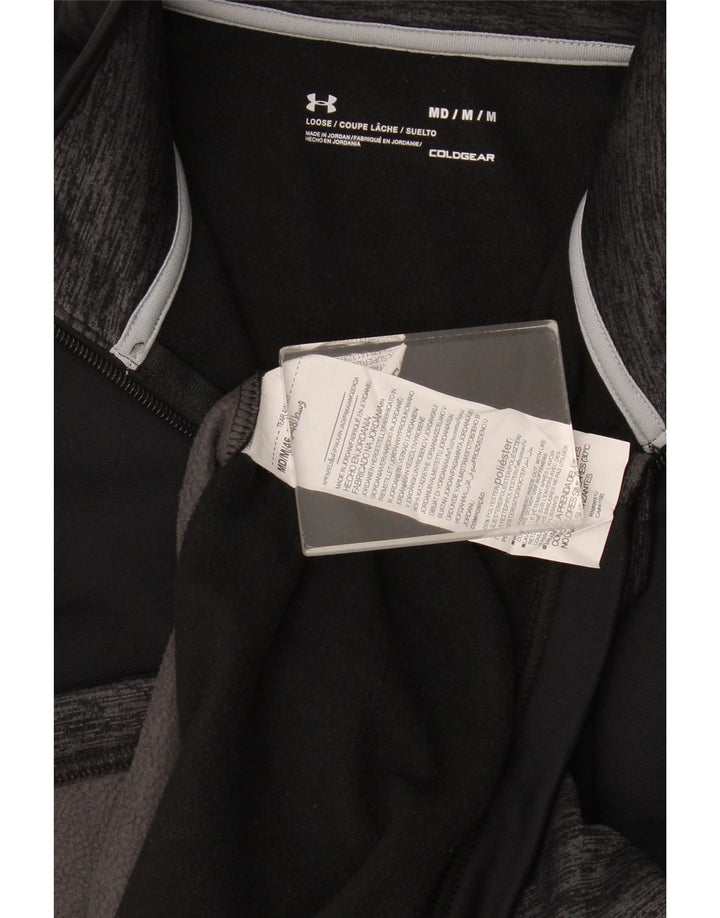 Pulover Under Armour Cold Gear pentru bărbați, mediu negru, color block