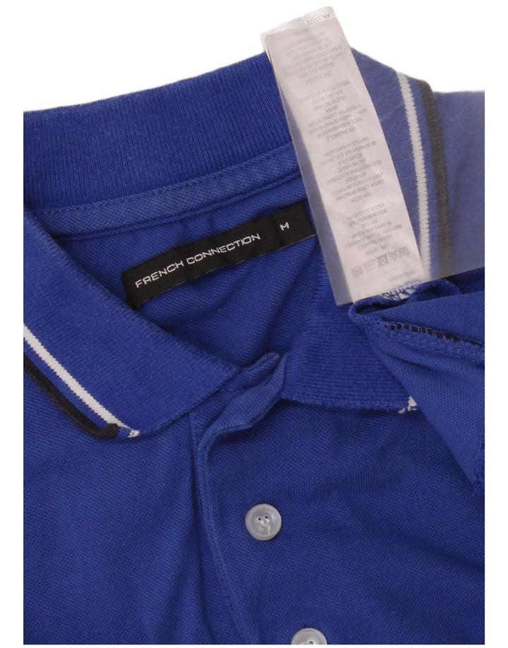 Tricou polo pentru bărbați French Connection, bumbac albastru mediu