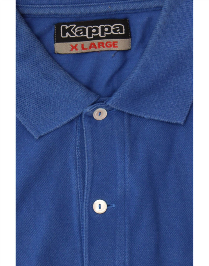 KAPPA Mens Polo Shirt XL Blue Cotton Vintage Kappa and Second-Hand Kappa from Messina Hembry 