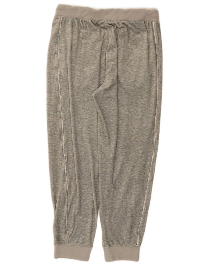 Pantaloni de trening Fila din velur pentru bărbați Joggeri din poliester cu pete gri mediu