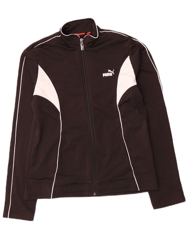 Jachetă de trening Puma pentru femei UK 14, mare, negru, poliester color bloc