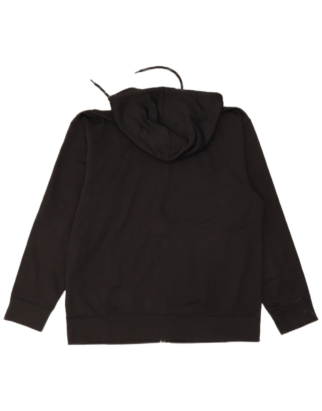 WRANGLER Pulover cu glugă cu fermoar pentru bărbați UK 42/44 Poliester negru mare