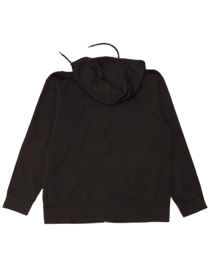 WRANGLER Pulover cu glugă cu fermoar pentru bărbați UK 42/44 Poliester negru mare