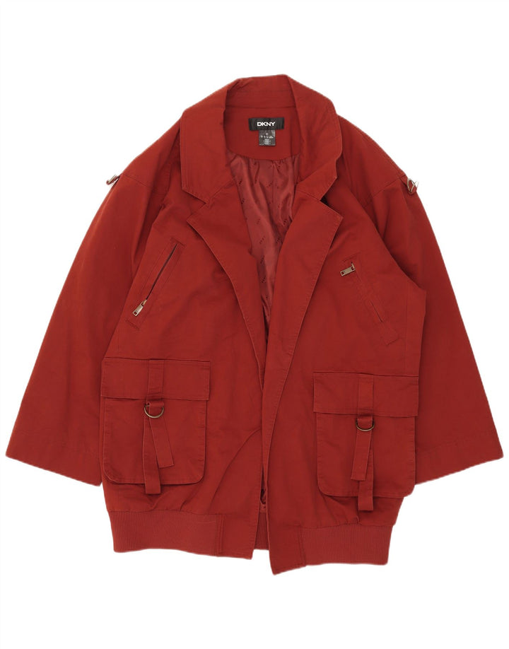 Pardesiu supradimensionat pentru femei Dkny UK 10 Small Red