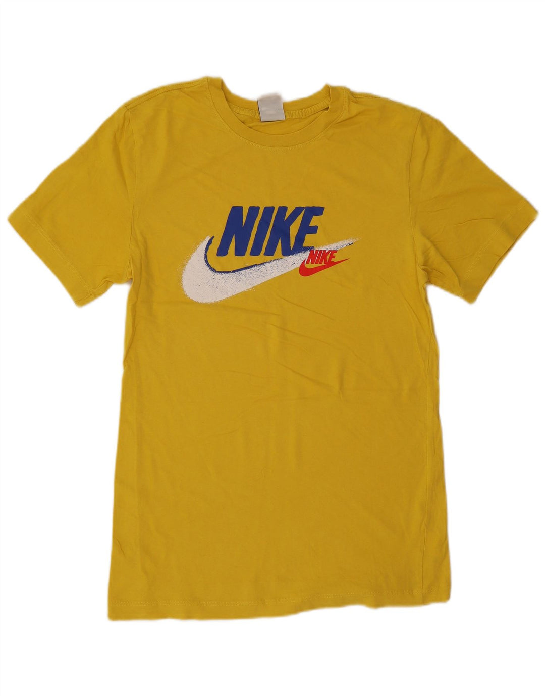 Tricou grafic Nike pentru bărbați Top mic din bumbac galben