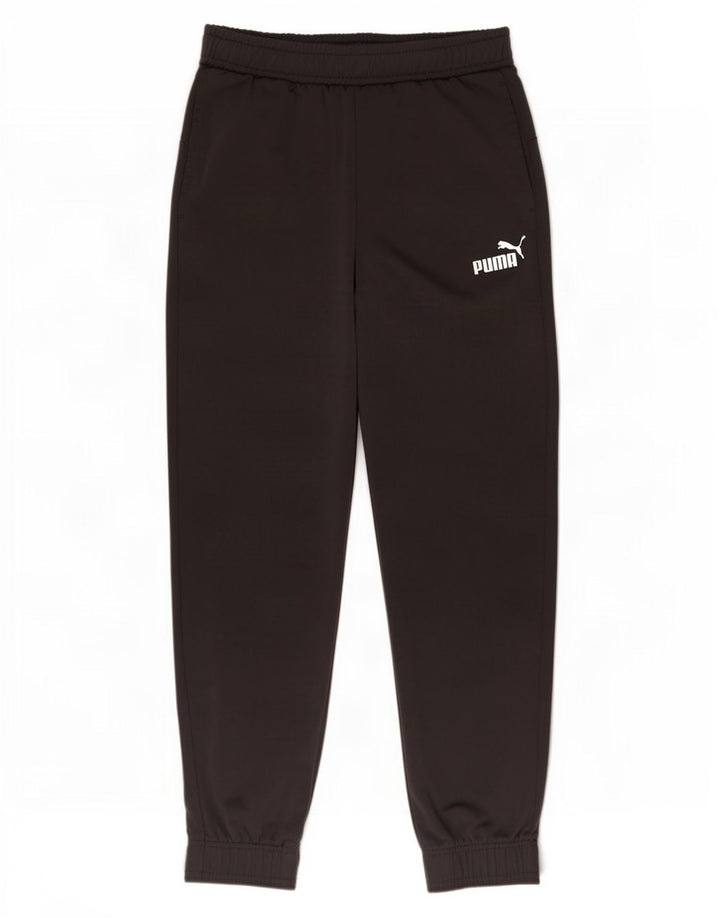 Pantaloni de trening Puma pentru bărbați Joggeri poliester mediu negru