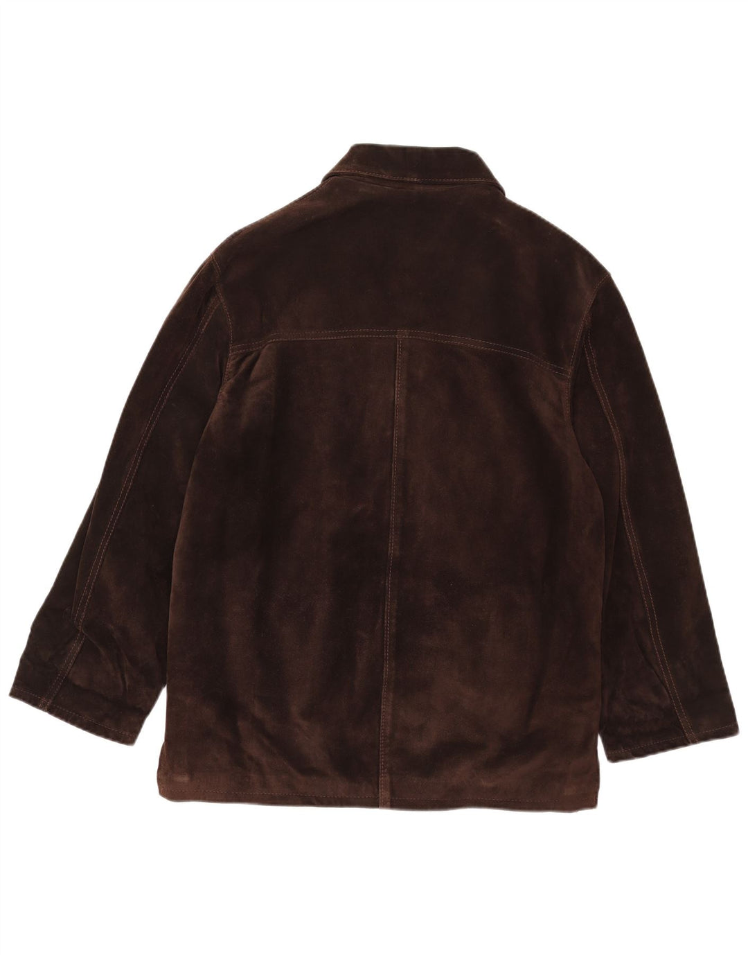 Jachetă vintage bărbătească din piele intoarsa IT 44 XS maro