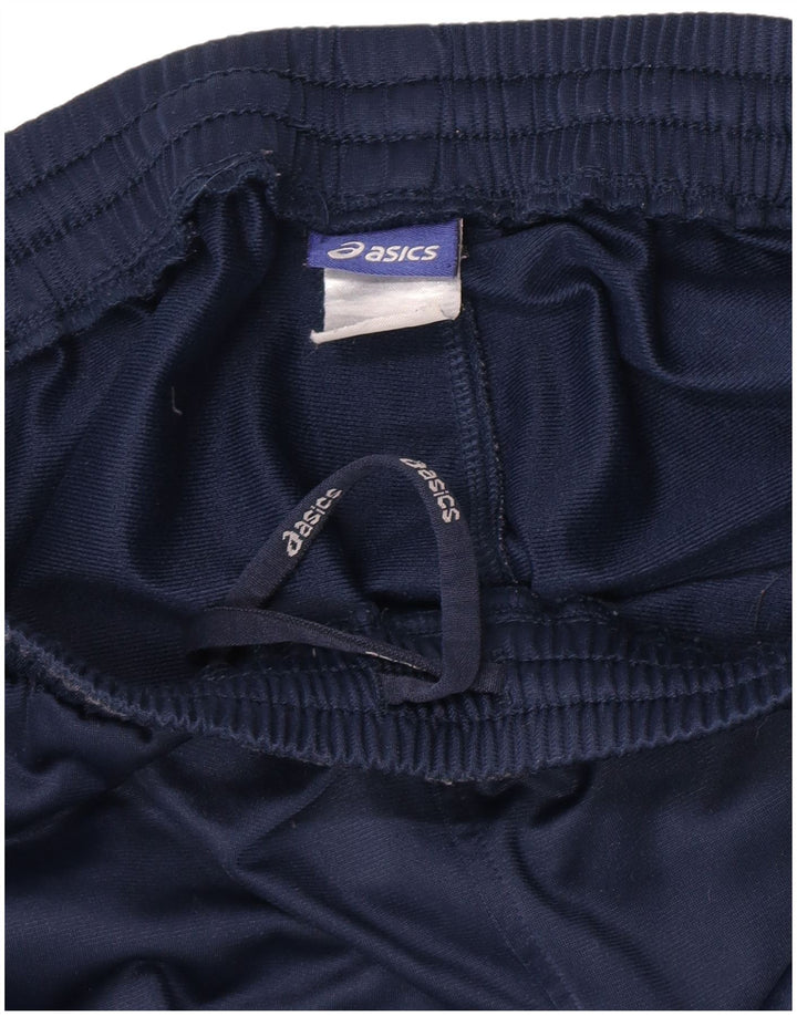 Pantaloni de trening Asics pentru baieti 13-14 ani, mari, bleumarin, poliester
