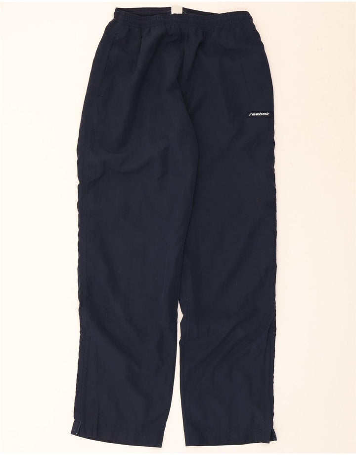 Pantaloni de trening Reebok pentru femei UK 12 Medium Bleumarin Poliester
