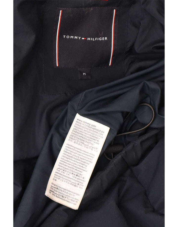 Jachetă căptușită cu glugă Tommy Hilfiger pentru bărbați UK 38 Poliester mediu bleumarin